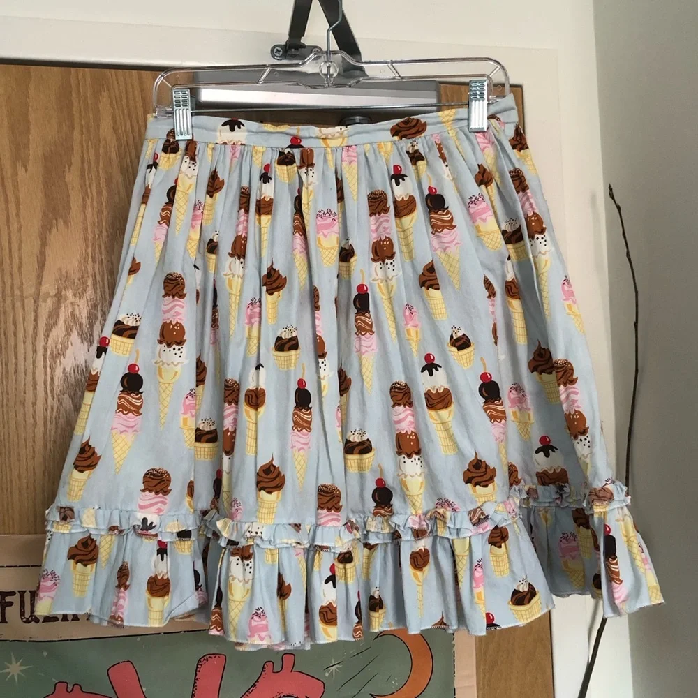 Ice Cream EGL Blue Skirt - Picture 1 of 4